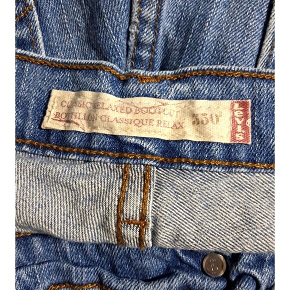 Levis 550 Womens Classic Relaxed Bootcut Jeans Size 12 M Blue Denim - Picture 2 of 9